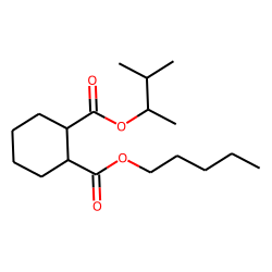 1,2-Cyclohexanedicarboxylic acid, 3-methylbut-2-yl pentyl ester