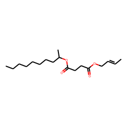 Succinic acid, dec-2-yl but-2-en-1-yl ester