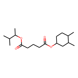 Glutaric acid, 3,4-dimethylcyclohexyl 3-methylbut-2-yl ester