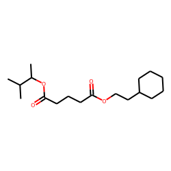 Glutaric acid, 2-(cyclohexyl)ethyl 3-methylbut-2-yl ester