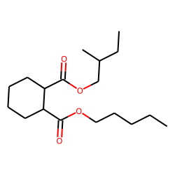 1,2-Cyclohexanedicarboxylic acid, 2-methylbutyl pentyl ester