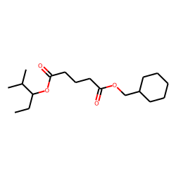 Glutaric acid, cyclohexylmethyl 2-methylpent-3-yl ester