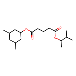 Glutaric acid, 3,5-dimethylcyclohexyl 3-methylbut-2-yl ester