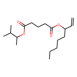 Glutaric acid, oct-1-en-3-yl 3-methylbut-2-yl ester