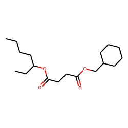 Succinic acid, cyclohexylmethyl 3-heptyl ester
