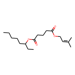 Glutaric acid, 3-methylbut-2-en-1-yl 3-octyl ester