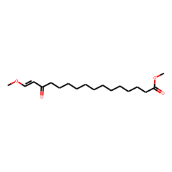 16-Methoxy-14-oxohexadec-15-enoic acid, methyl ester