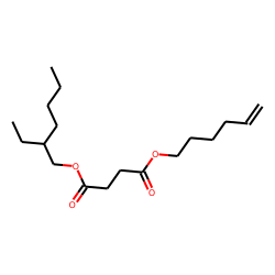 Succinic acid, 2-ethylhexyl hex-5-en-1-yl ester