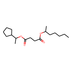 Succinic acid, hept-2-yl 1-cyclopentylethyl ester