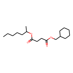 Succinic acid, cyclohexylmethyl 2-heptyl ester