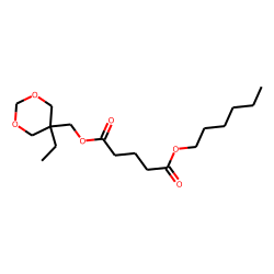 Glutaric acid, (5-ethyl-1,3-dioxan-5-yl)methyl hexyl ester