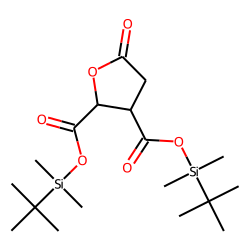 Isocitric acid lactone, bis(tert-butyldimethylsilyl) ester