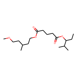 Glutaric acid, 2-methylpent-3-yl 3-methyl-5-methoxypentyl ester