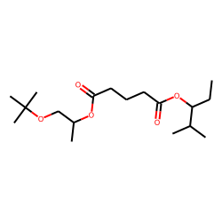 Glutaric acid, 1-(tert-butoxy)prop-2-yl 2-methylhex-3-yl ester