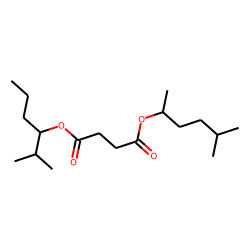 Succinic acid, 2-methylhex-3-yl 5-methylhex-2-yl ester