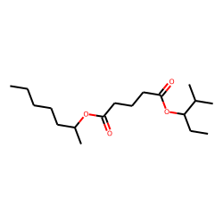 Glutaric acid, hept-2-yl 2-methylpent-3-yl ester