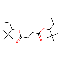 Succinic acid, di(2,2-dimethylpent-3-yl) ester
