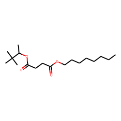 Succinic acid, 3,3-dimethylbut-2-yl octyl ester