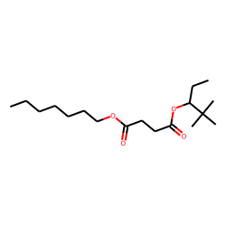 Succinic acid, 2,2-dimethylpent-3-yl heptyl ester