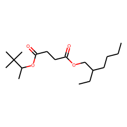 Succinic acid, 2-ethylhexyl 3,3-dimethylbut-2-yl ester