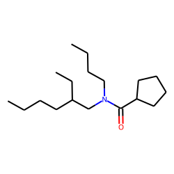 Cyclopentanecarboxamide, N-butyl-N-2-ethylhexyl-