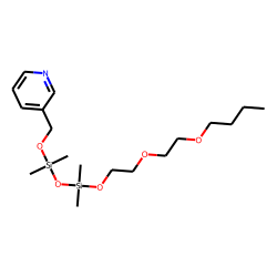 3-(3,3,5,5-Tetramethyl-2,4,6,9,12-pentaoxa-3,5-disilahexadec-1-yl)pyridine