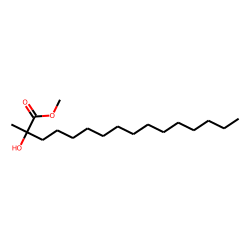 Hexadecanoic acid, 2-hydroxy-2-methyl, methyl ester