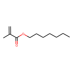 2-Propenoic acid, 2-methyl-, heptyl ester