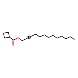 Cyclobutanecarboxylic acid, tridec-2-ynyl ester