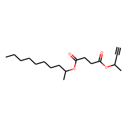 Succinic acid, but-3-yn-2-yl 2-decyl ester