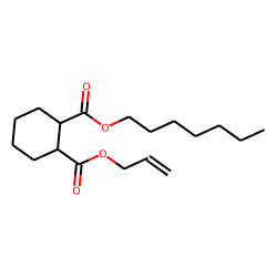 1,2-Cyclohexanedicarboxylic acid, allyl heptyl ester