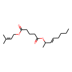 Glutaric acid, 3-methylbut-2-en-1-yl oct-3-en-2-yl ester