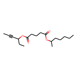 Glutaric acid, hept-2-yl hex-4-yn-3-yl ester