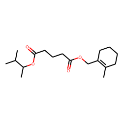 Glutaric acid, (2-methylcyclohex-1-enyl)methyl 3-methylbut-2-yl ester