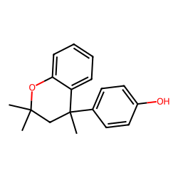 2H-1-Benzopyran, 3,4-dihydro-4-(4-hydroxyphenyl)-2,2,4-trimethyl-
