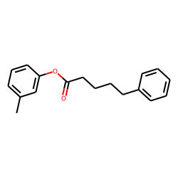5-Phenylvaleric acid, 3-methylphenyl ester