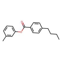 4-Butylbenzoic acid, 3-methylphenyl ester
