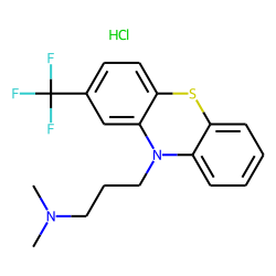 Phenothiazine, 10-(3-dimethylaminopropyl)-2-(trifluoromethyl)-, hydrochloride