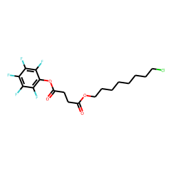 Succinic acid, 8-chlorooctyl pentafluorophenyl ester