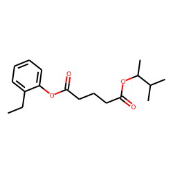 Glutaric acid, 3-methylbut-2-yl 2-ethylphenyl ester