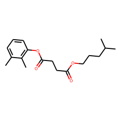 Succinic acid, 2,3-dimethylphenyl isohexyl ester