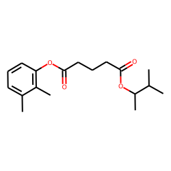 Glutaric acid, 3-methylbut-2-yl 2,3-dimethylphenyl ester