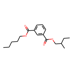 Isophthalic acid, 2-methylbutyl pentyl ester