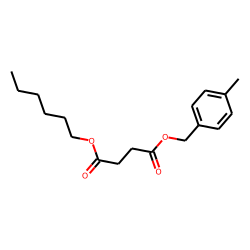 Succinic acid, hexyl 4-methylbenzyl ester