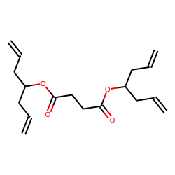 Succinic acid, di(hept-1,6-dien-4-yl) ester
