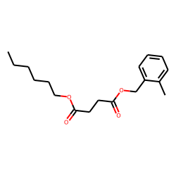 Succinic acid, hexyl 2-methylbenzyl ester