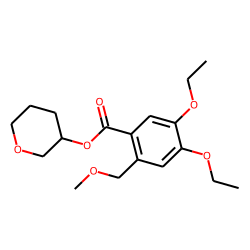 Benzoic acid 4,5-diethoxy-2-methoxymethyl-tetrahydro-pyran-3-yl ester
