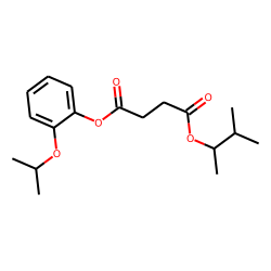 Succinic acid, 3-methylbut-2-yl 2-isopropoxyphenyl ester