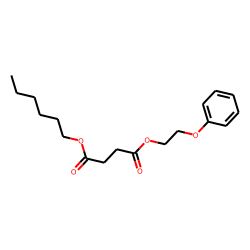 Succinic acid, hexyl 2-phenoxyethyl ester