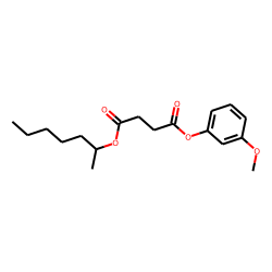 Succinic acid, hept-2-yl 3-methoxyphenyl ester